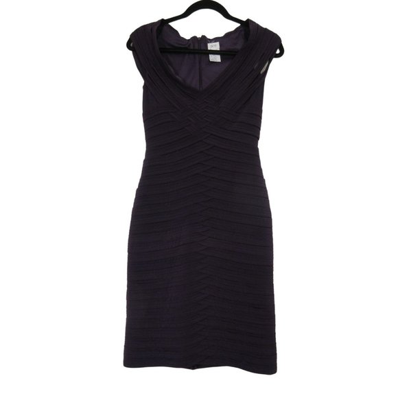 Cache purple bandage bodycon dress - Picture 5 of 12